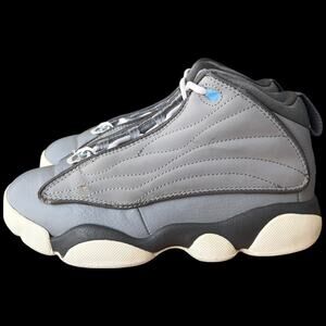 NIKE Air Jordan Pro Strong Child 13C Sneakers Cool Grey University Blue Shoes